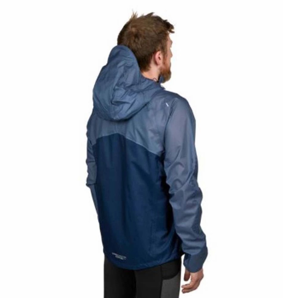 Jackets * | Ultimate Direction Ultra Mens Waterproof Running Jacket Navy Blue