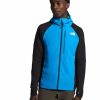 Jackets * | The North Face Ventrix Active Trail Hybrid Mens Insulated Running Hoodie Clear Lake Blue/Tnf Black