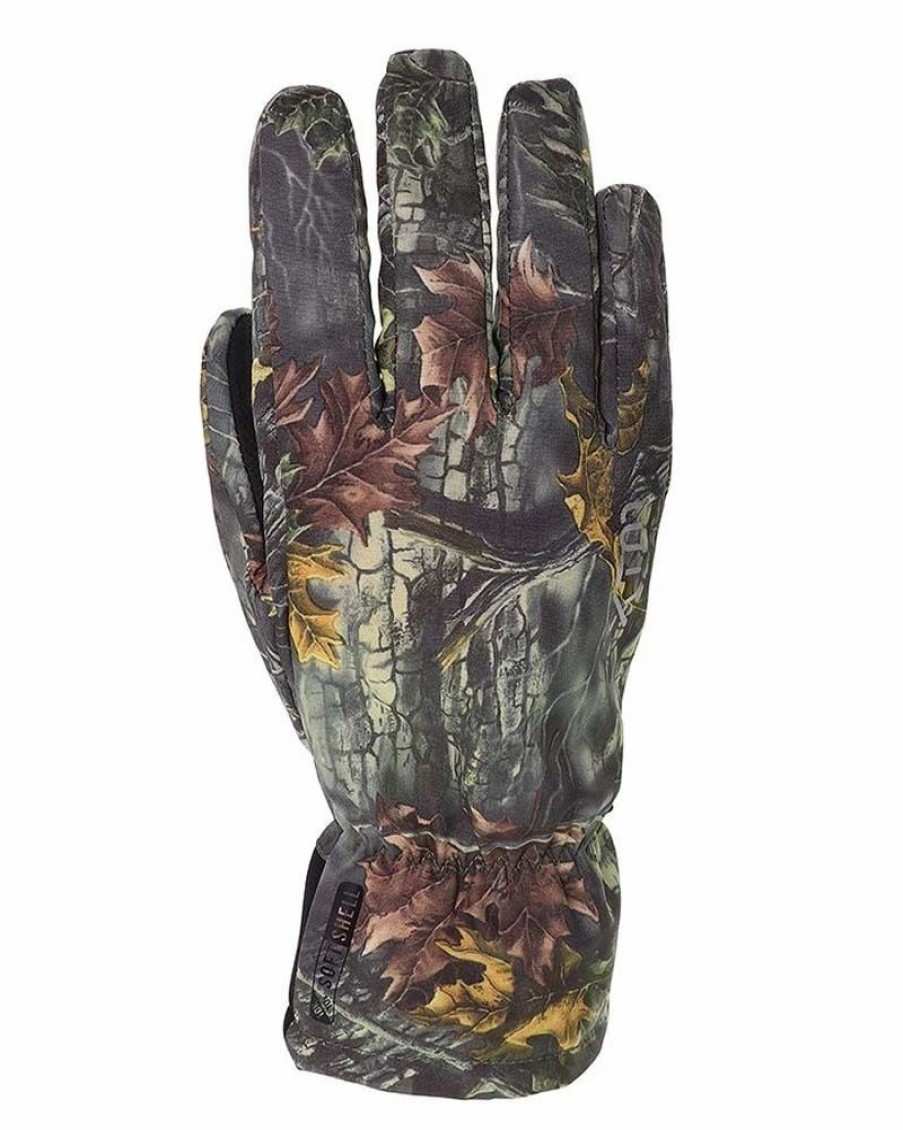 Gloves * | Xtm Tease Ii Unisex Softshell Gloves Tree Camo