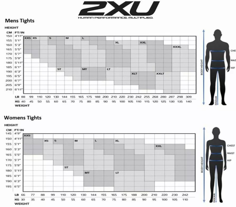 Compression *  2Xu Mens Refresh Recovery Tights - Outdoosale