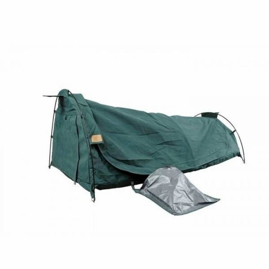 Swags * | Burke And Wills Redgum Double Deluxe Dome Canvas Swag