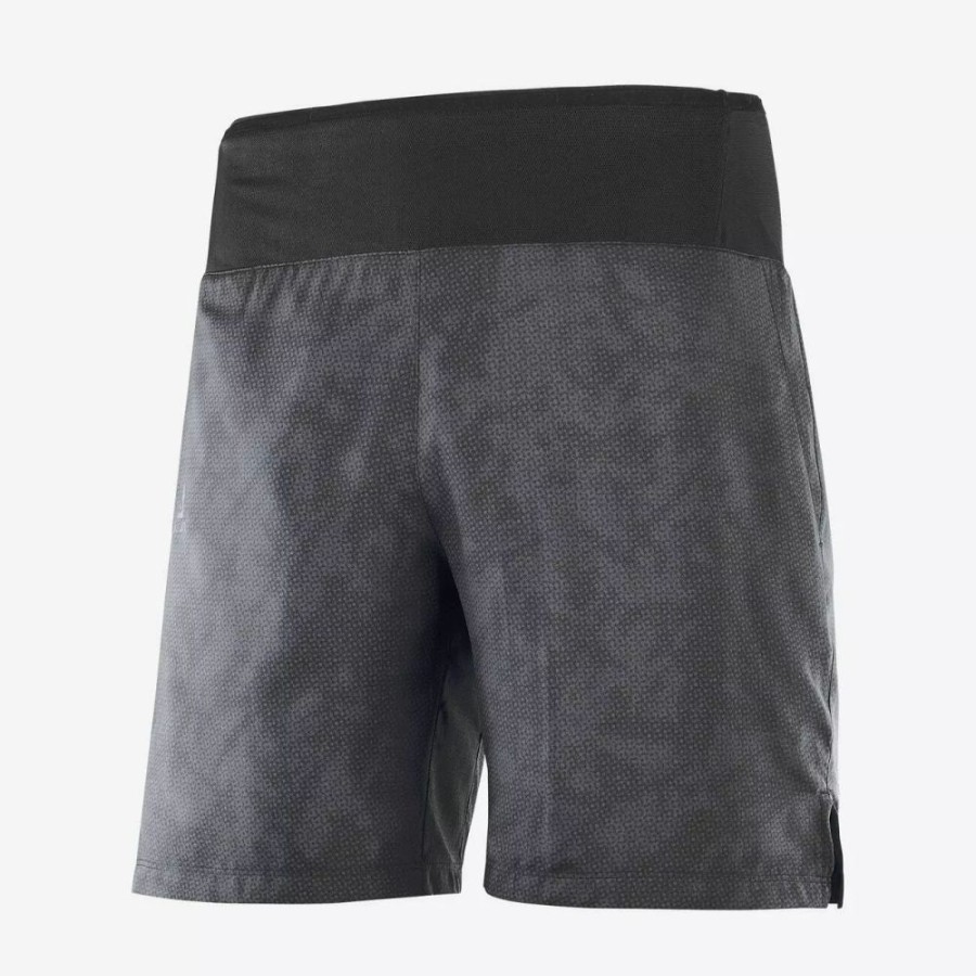 Shorts * | Salomon Xa 7" Mens Running Shorts Black/Ao