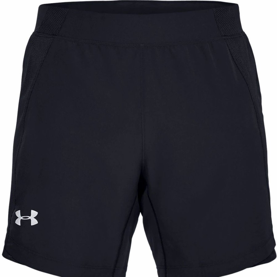 Shorts * | Under Armour Qualifier Speedpocket 7" Mens Running Short Black