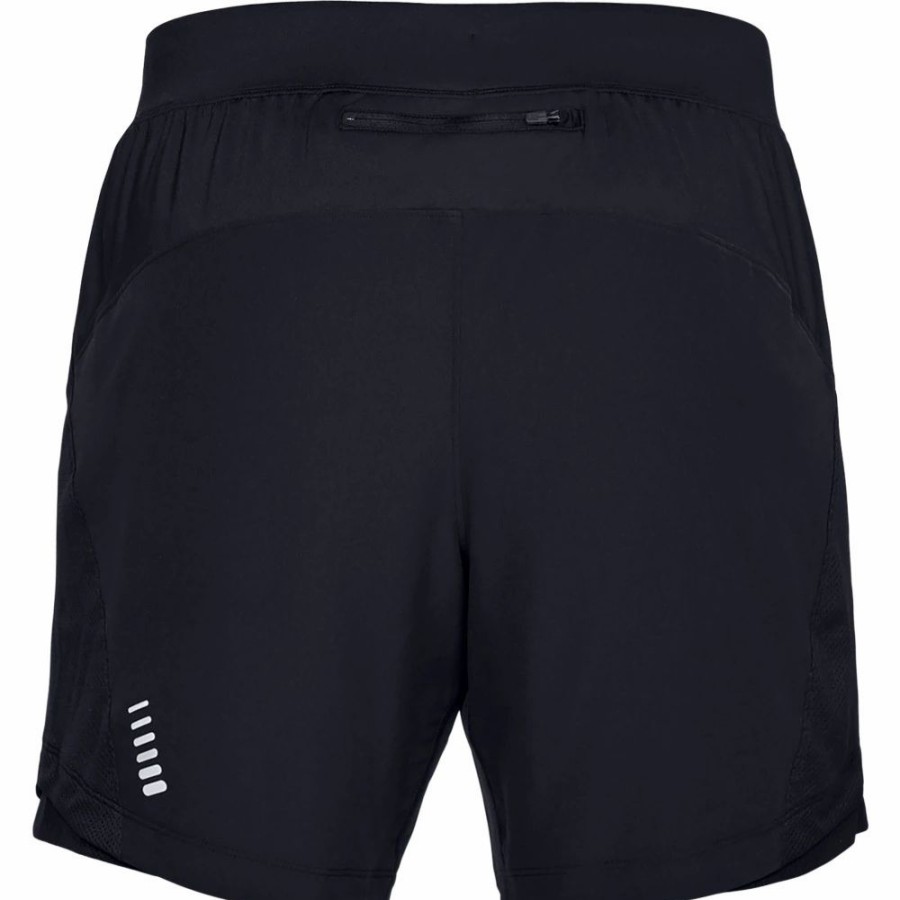 Shorts * | Under Armour Qualifier Speedpocket 7" Mens Running Short Black