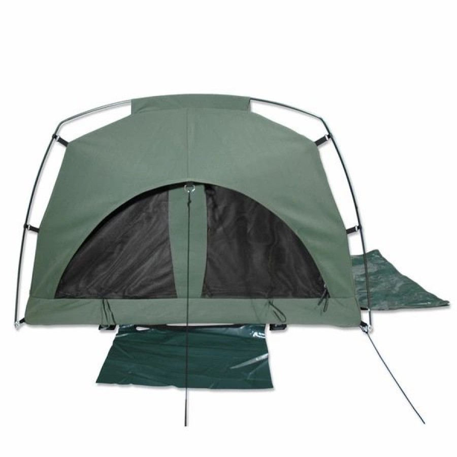 Swags * | Sahara Swags Sahara Wanderer Deluxe King Single Dome Canvas Swag & Bag