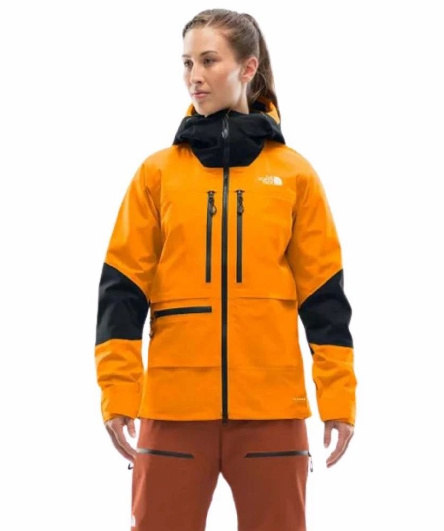 Jackets * | The North Face Summit L5 Futurelight Womens Waterproof Alpine Jacket Knockout Orange/Tnf Black