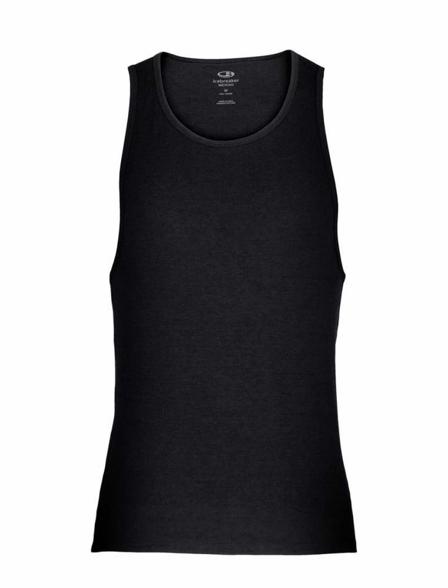 T-Shirts * | Icebreaker Merino Anatomica Mens Merino Tank Top