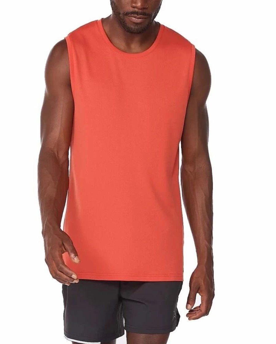 T-Shirts * | 2Xu Aero Mens Running Tank