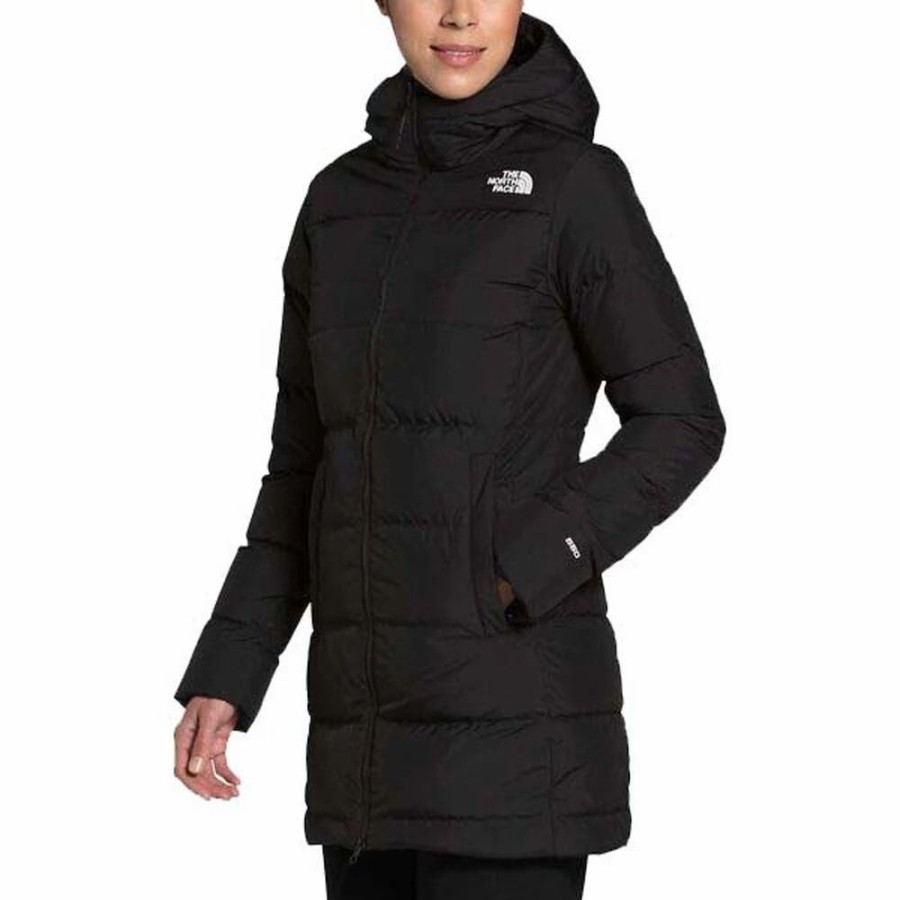 Jackets * | The North Face W Gotham Womens Insulated Parka Tnf Black