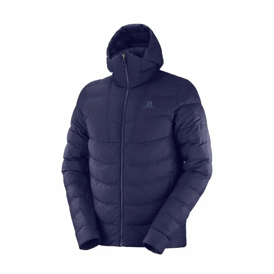 Jackets * | Salomon Sight Storm Mens Insulated Jacket Night Sky