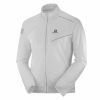 Jackets * | Salomon Sense Mens Windproof Running Jacket White